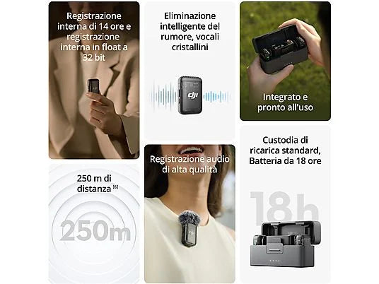 DJI Mic 2 - Microfono Wireless