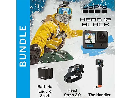 GoPro HERO12 Black Bundle + Accessori